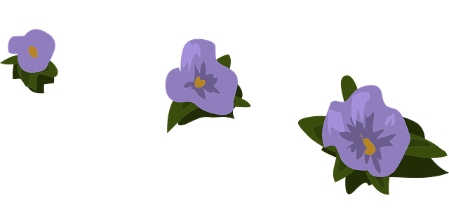 Free download Flowers Purple Scattered - Free vector graphic on Pixabay free illustration to be edited with GIMP free online image editor
