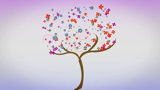 Free download Flowers Tree Spring free illustration to be edited with GIMP online image editor