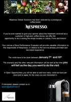 Free download Flyer Nespresso PT free photo or picture to be edited with GIMP online image editor