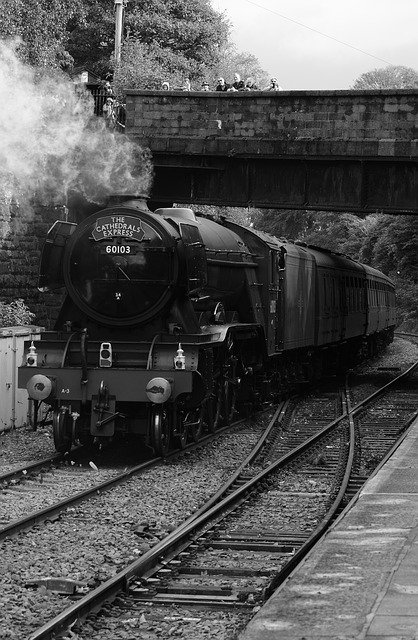 Безкоштовно завантажте Flying Scotsman Train — безкоштовну фотографію чи зображення для редагування за допомогою онлайн-редактора зображень GIMP