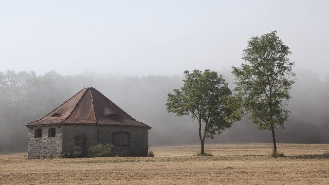 Free download Fog Building Landscape -  free photo or picture to be edited with GIMP online image editor