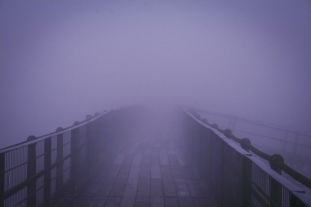 Template Photo Foggy Bridge Fog -  for OffiDocs