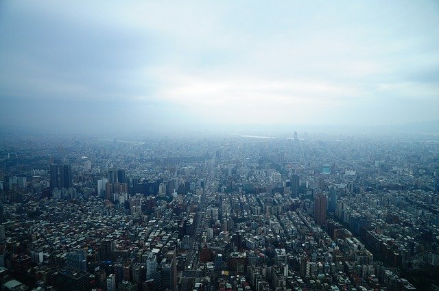 Free download Foggy Landscape City -  free photo or picture to be edited with GIMP online image editor