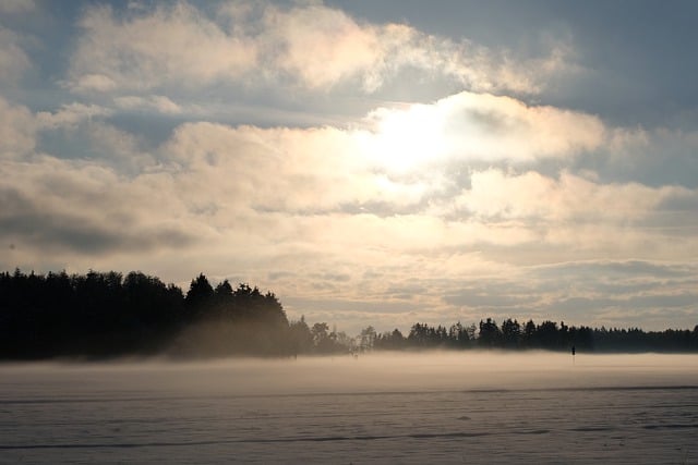 Free download foggy mist sunrise early morning free picture to be edited with GIMP free online image editor