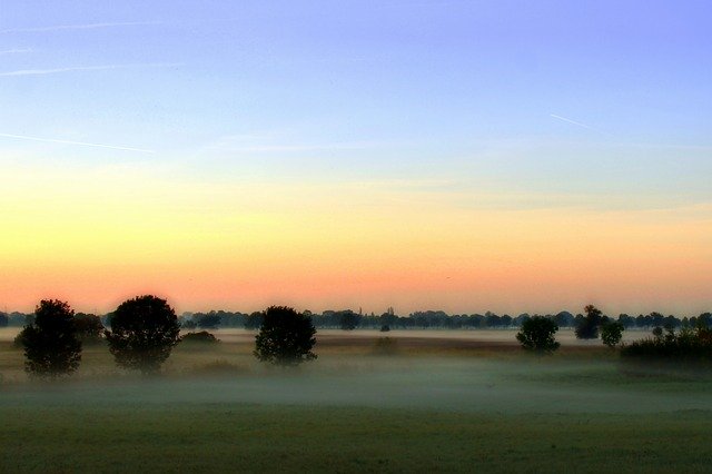 Free download Fog Morning Hour Landscape -  free photo or picture to be edited with GIMP online image editor