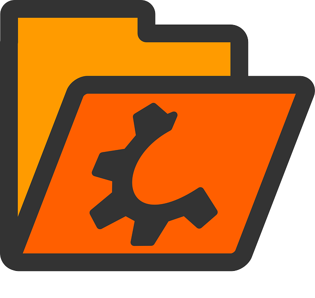 Free download Folder Open Orange - Free vector graphic on Pixabay free illustration to be edited with GIMP free online image editor