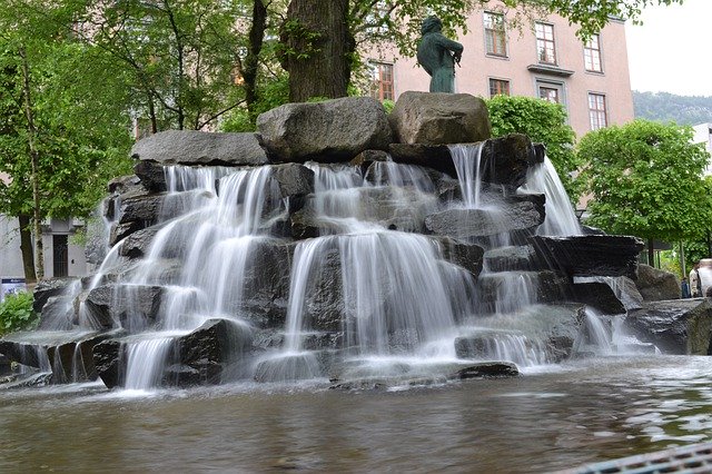 Free download Fontana Waterfall Water -  free free photo or picture to be edited with GIMP online image editor