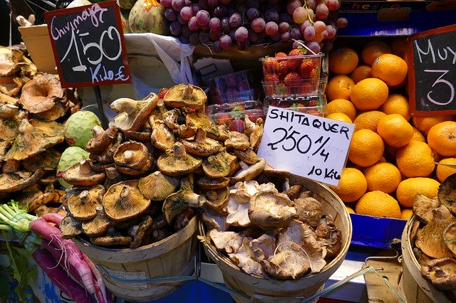 Free download Food Market Mushroom free photo template to be edited with GIMP online image editor