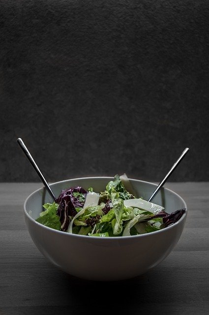 Muat turun percuma pengasingan salad makanan bw pembuka selera gambar percuma untuk diedit dengan editor imej dalam talian percuma GIMP