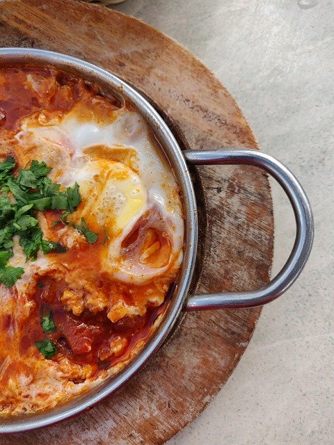 Free download Food Shakshouka Israel Tel -  free photo or picture to be edited with GIMP online image editor