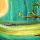 Forest Drawn in Cartoon Style Kimcartoon  screen for extension Chrome web store in OffiDocs Chromium