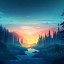 Forest environment  screen for extension Chrome web store in OffiDocs Chromium