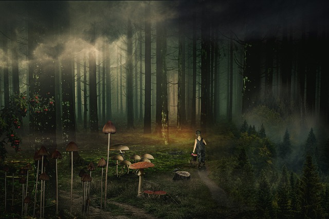 Scarica gratuitamente l'immagine gratuita del fungo velenoso dei funghi della foresta da modificare con l'editor di immagini online gratuito di GIMP