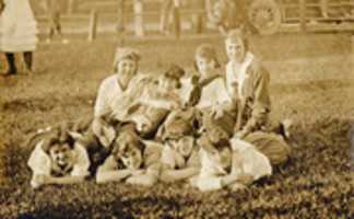 Free download Forest High School Girls Volleyball Team 1920 free photo or picture to be edited with GIMP online image editor