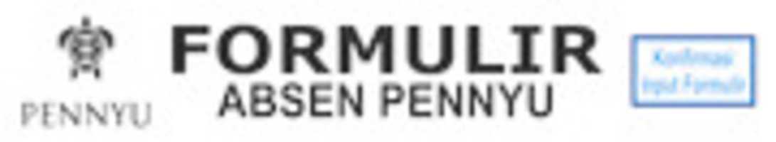 Free download Form Absen Pennyu Konfirmasi Input free photo or picture to be edited with GIMP online image editor