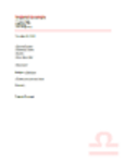 Kostenloser Download Formal Letter - Libra DOC-, XLS- oder PPT-Vorlage kostenlos zur Bearbeitung mit LibreOffice online oder OpenOffice Desktop online