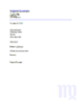 Resmi Mektup - Virgo DOC, XLS veya PPT şablonunu ücretsiz indirin LibreOffice çevrimiçi veya OpenOffice Masaüstü çevrimiçi ile düzenlenebilecek ücretsiz