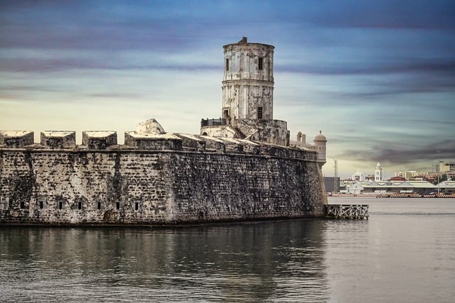 Free download fortress castle baluarte sea free picture to be edited with GIMP free online image editor