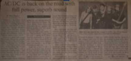 Free download Fort Worth Star-Telegram 9-8-2000 AC/DC concert review free photo or picture to be edited with GIMP online image editor