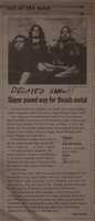 Free download Fort Worth Star-Telegram - Slayer Concert Preview - 2-01-2002 free photo or picture to be edited with GIMP online image editor