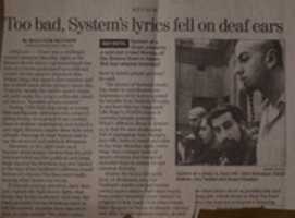 Free download Fort Worth Star-Telegram - System Of A Down Concert Review - 2-19-2002 free photo or picture to be edited with GIMP online image editor