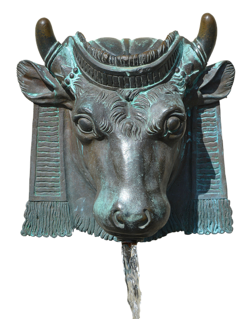 Free download fountain bull horns enema water free picture to be edited with GIMP free online image editor