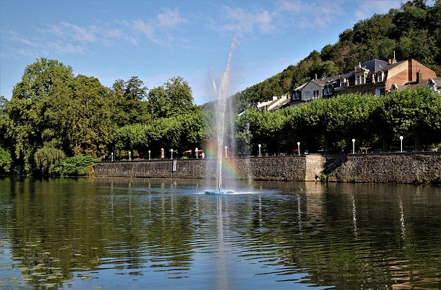 Free download fountain lahn river germany park free picture to be edited with GIMP free online image editor
