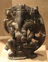 Free download Four-Armed Ganesha Seated on Two Lions free photo or picture to be edited with GIMP online image editor