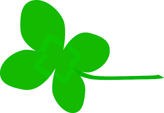Free download Four Leaf Clover Green - Free vector graphic on Pixabay free illustration to be edited with GIMP free online image editor