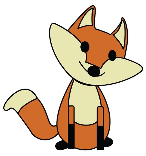 Descarga gratis Fox Animal Cartoon - ilustración gratuita para ser editada con GIMP editor de imágenes en línea gratuito