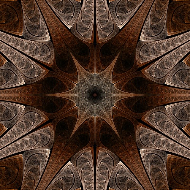 Free download Fractal Abstract Star -  free illustration to be edited with GIMP free online image editor