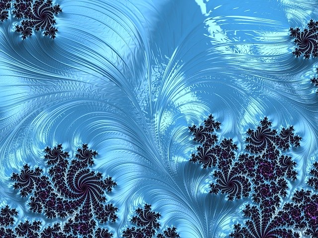Free download Fractal Art Feather -  free illustration to be edited with GIMP free online image editor