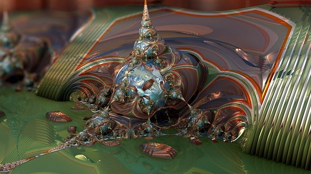 Free download Fractal Art Fractals Mandelbulb3D -  free illustration to be edited with GIMP free online image editor