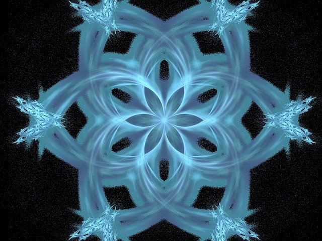 Free download Fractal Blue Chalky -  free illustration to be edited with GIMP free online image editor