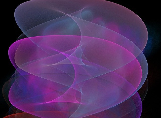 Free download Fractal Blue Pink -  free illustration to be edited with GIMP free online image editor