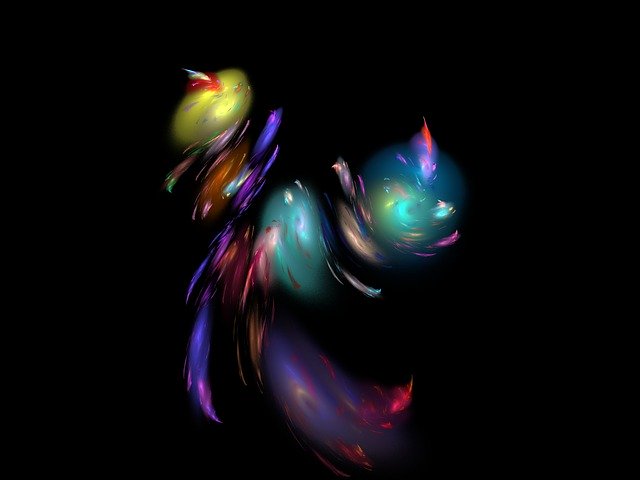 Free download Fractal Bright Colours -  free illustration to be edited with GIMP free online image editor