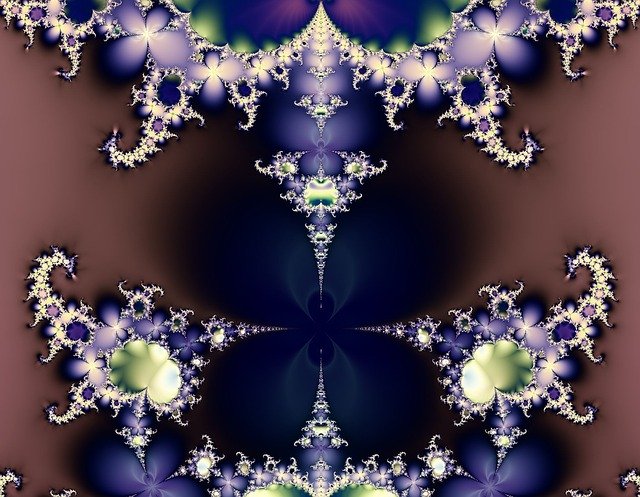 Free download Fractal Butterfly Abstract -  free illustration to be edited with GIMP free online image editor