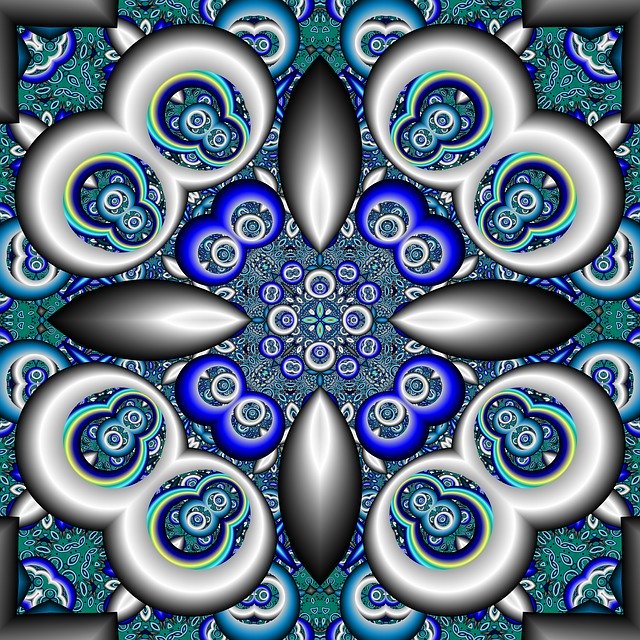 Free download Fractal Cathedral Pattern -  free illustration to be edited with GIMP free online image editor
