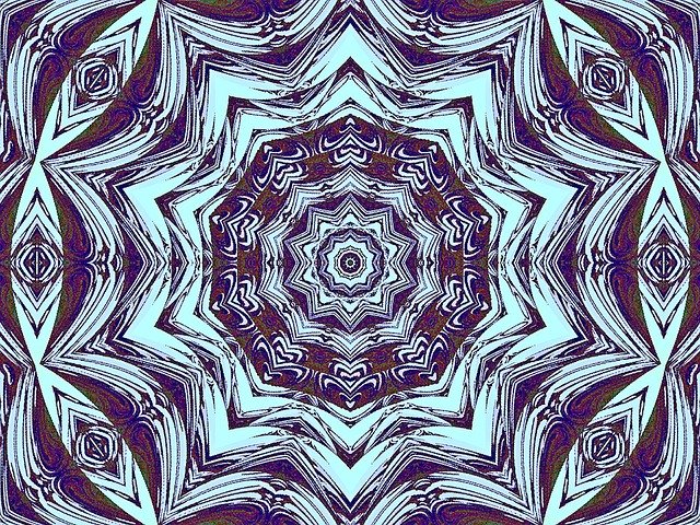 Free download Fractal Design Blue -  free illustration to be edited with GIMP free online image editor