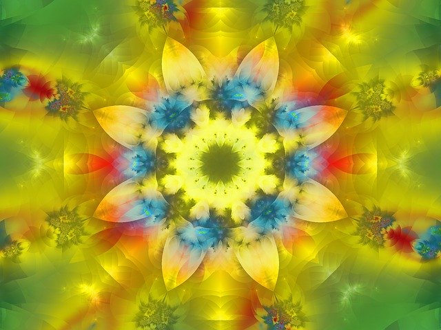 Gratis download Fractal Digital Mandala - gratis illustratie om te bewerken met GIMP gratis online afbeeldingseditor