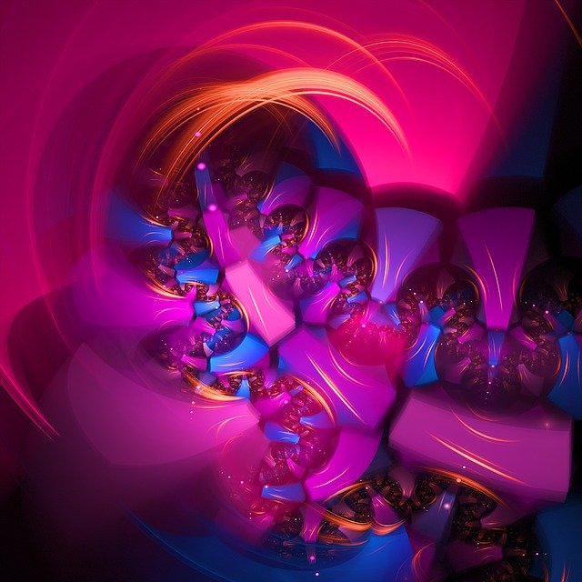 Free download Fractal Digital Purple -  free illustration to be edited with GIMP free online image editor