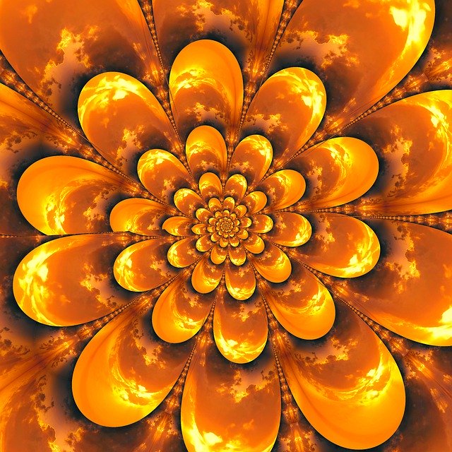 Free download Fractal Droste Clouds -  free illustration to be edited with GIMP free online image editor