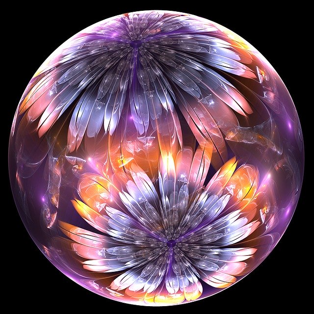 Free download Fractal Floral -  free illustration to be edited with GIMP free online image editor