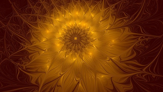 Безкоштовно завантажте Fractal Flower Floral – безкоштовну ілюстрацію для редагування за допомогою безкоштовного онлайн-редактора зображень GIMP