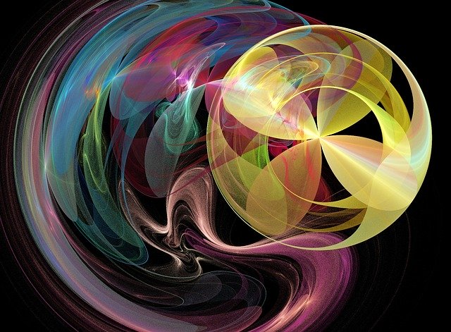 Free download Fractal Fractals Rainbow -  free illustration to be edited with GIMP free online image editor