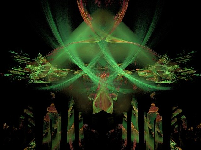 Free download Fractal Green -  free illustration to be edited with GIMP free online image editor