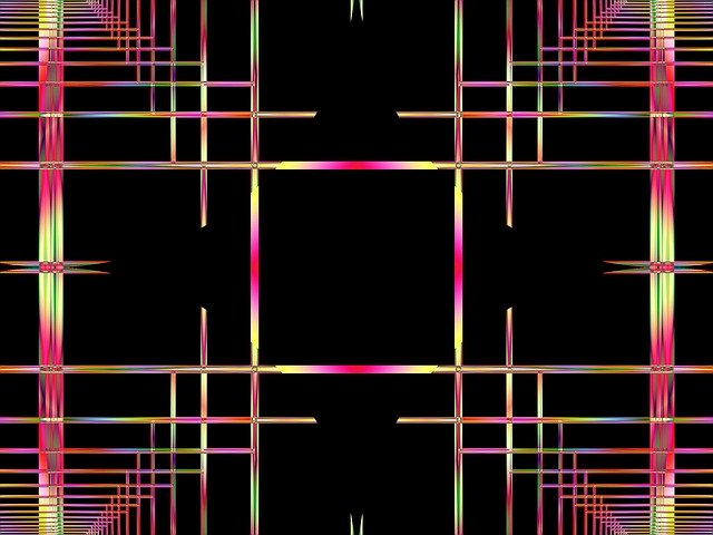 Free download Fractal Lines Fantasy Background -  free illustration to be edited with GIMP free online image editor