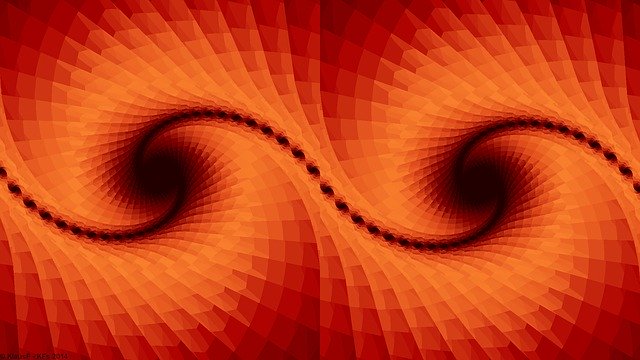 Free download Fractal Orange Digital Art -  free illustration to be edited with GIMP free online image editor