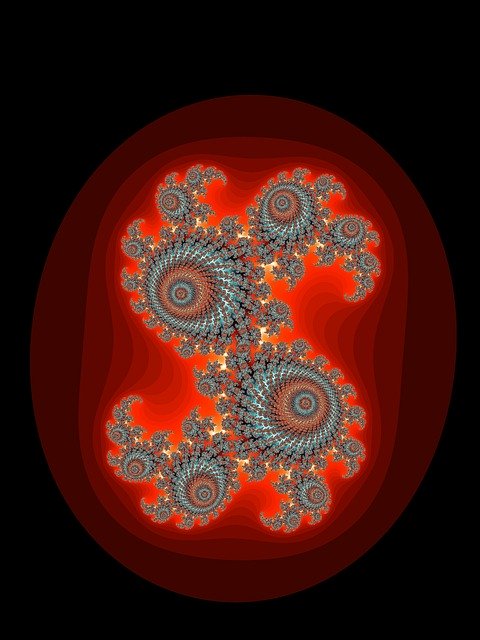 Free download Fractal Pattern Budding -  free illustration to be edited with GIMP free online image editor