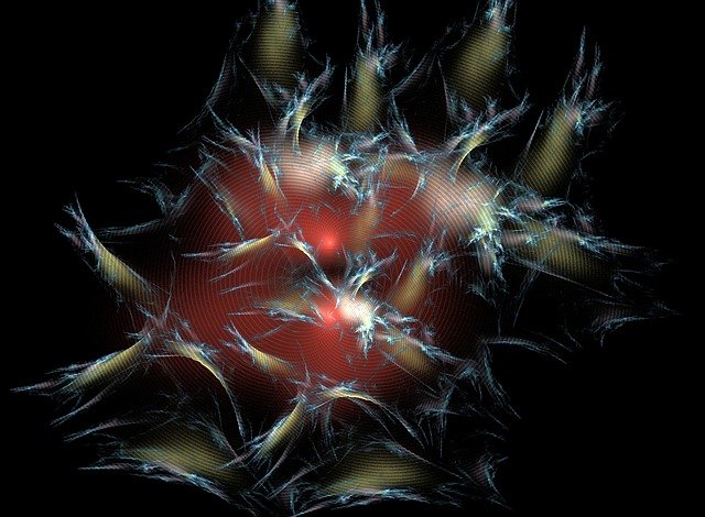 Free download Fractal Red Blue -  free illustration to be edited with GIMP free online image editor